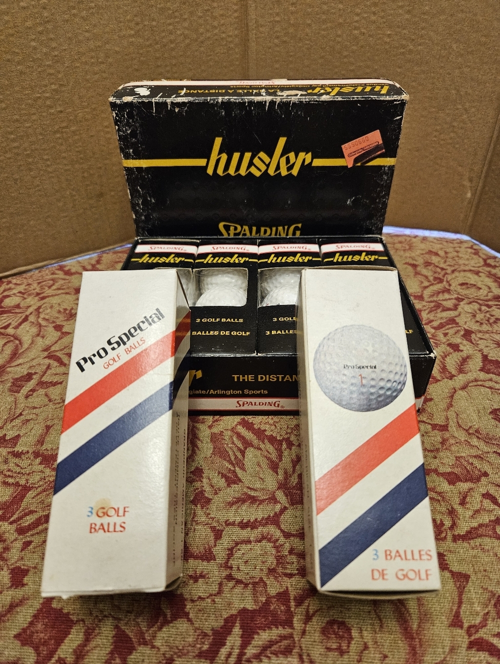 Vintage Golf Balls Spalding Husler And Pro Special Boxes Are In Rough Shape